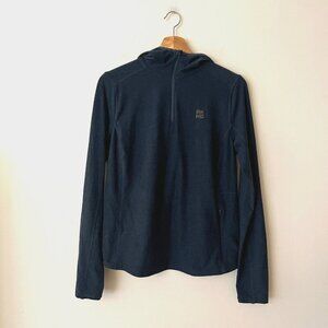 Duluth Trading AKHG Alaskan Hardgear Meltwater Pullover Hoodie Blue Women Size M